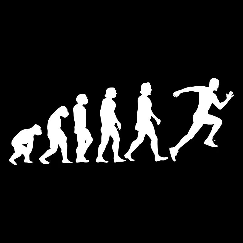 Running marathon triathlon runner evolution 1b