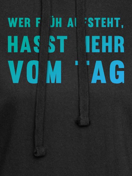 Ironischer Morgenmuffel-Spruch Geschenk
