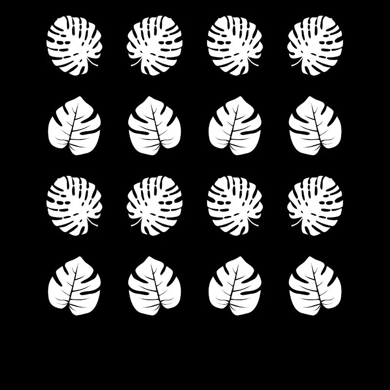 Monstera Pattern Green Urban Jungle