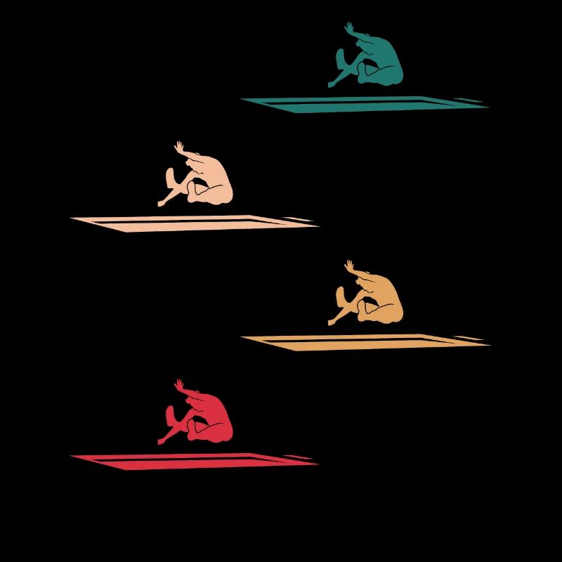 Weitsprung Athletik Dynamik Geschenk