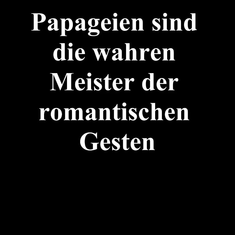 Romantisches Papageien Geschenk