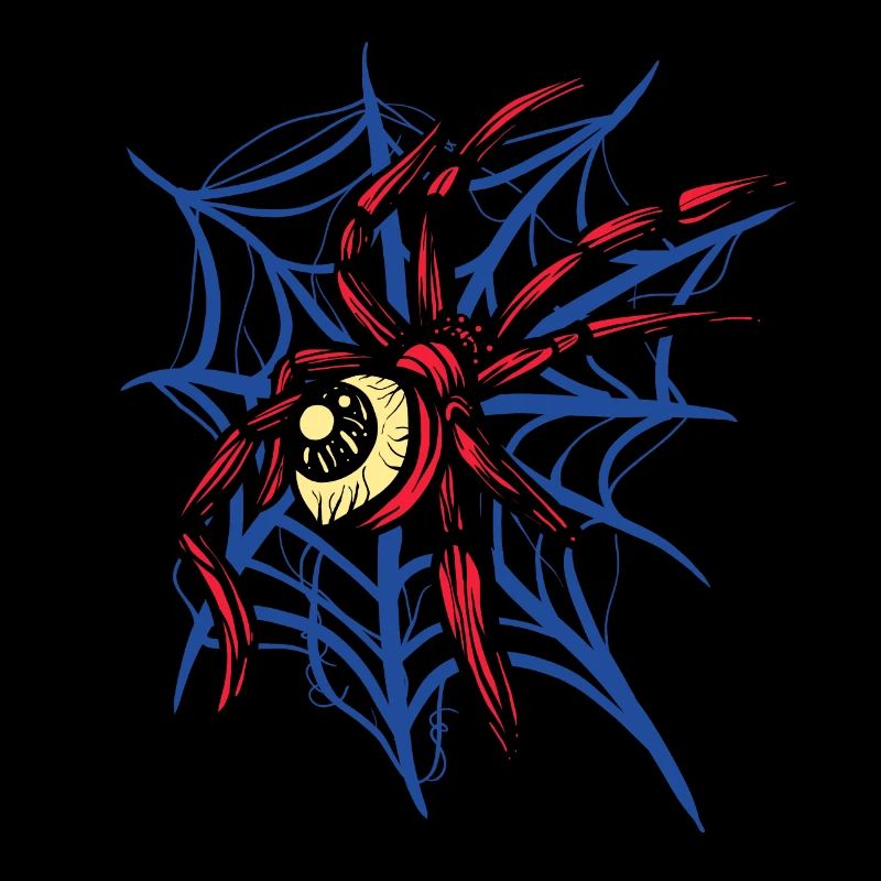 Halloween Kostüm Spinne Monster Spooky Skull