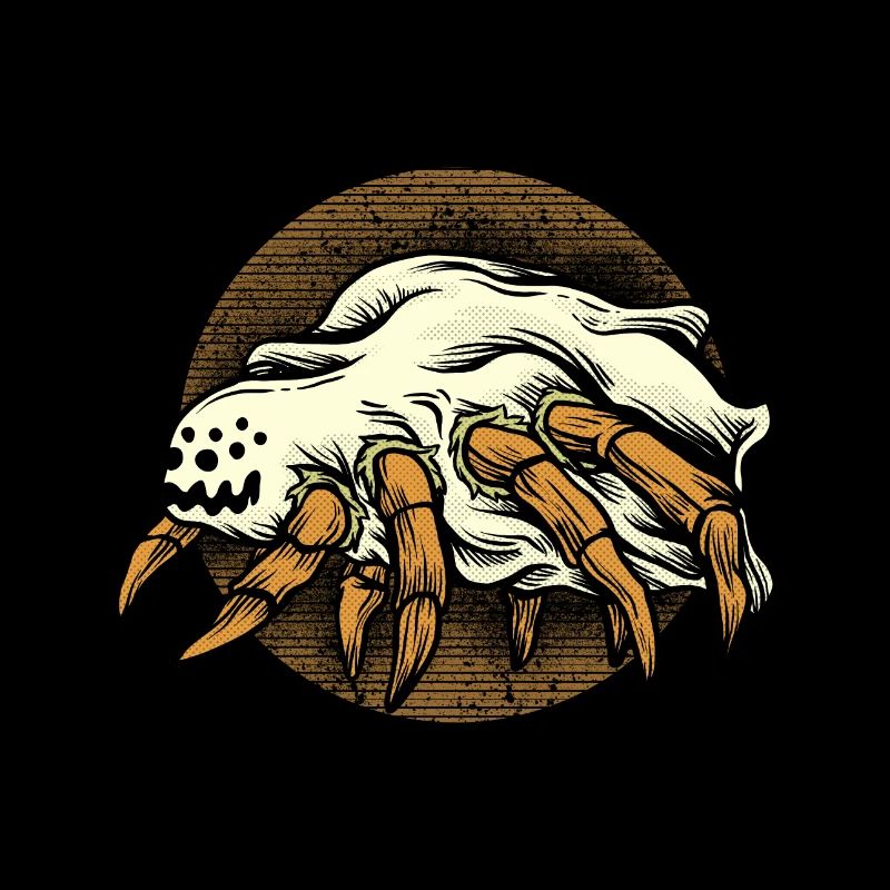 Halloween Kostüm Spinne Monster Spooky Skull