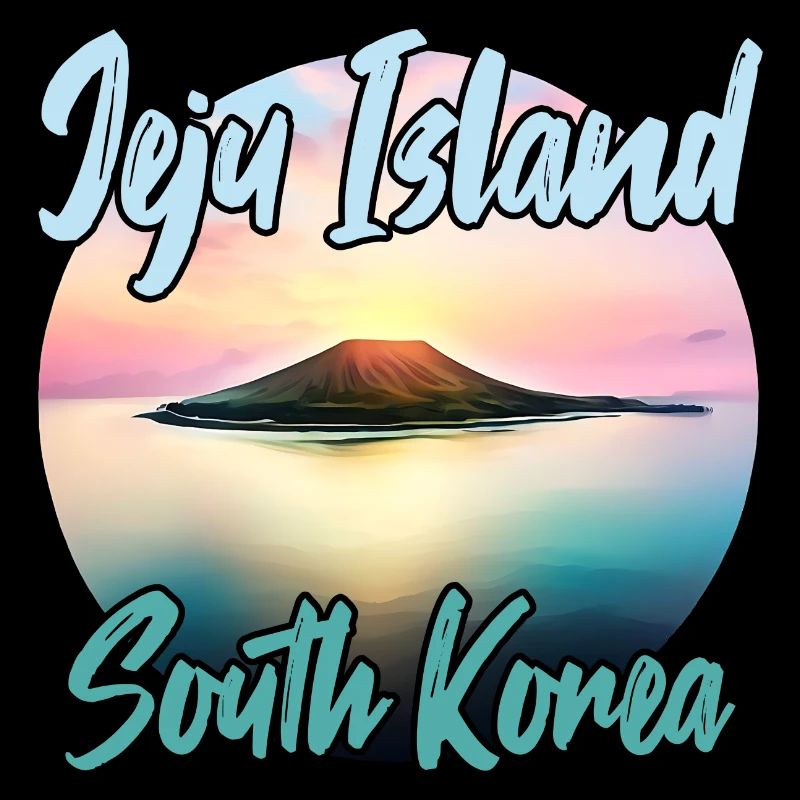 L’île de Jeju au coucher du soleil