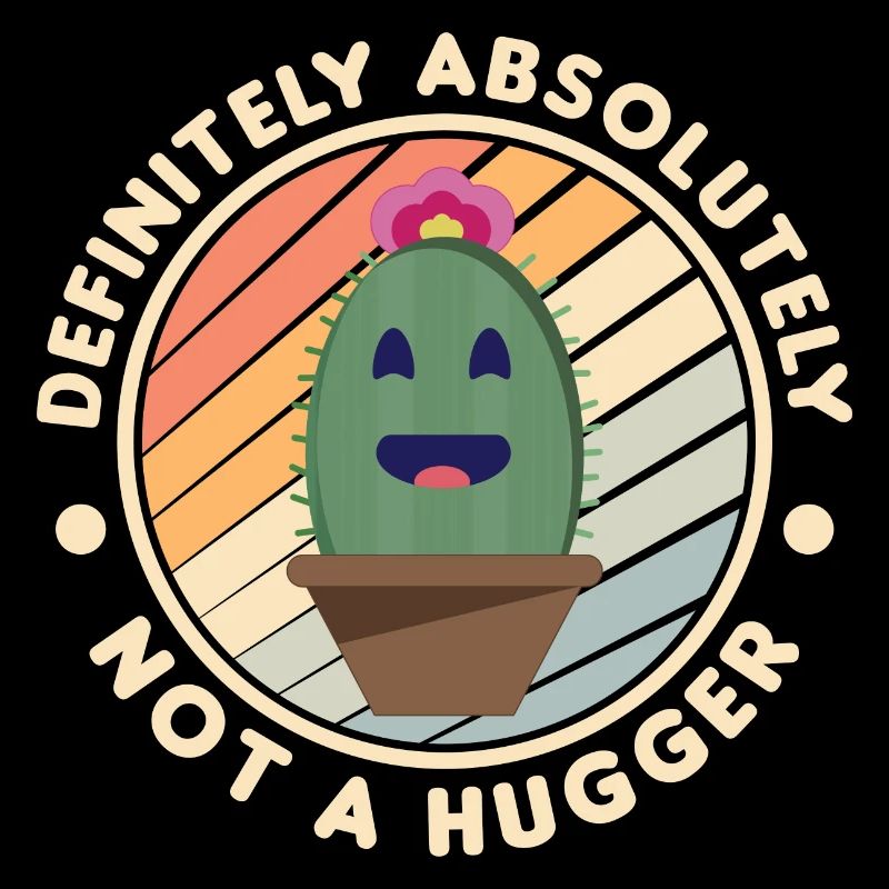 Not a Hugger Umarmung antisozial introvertriert