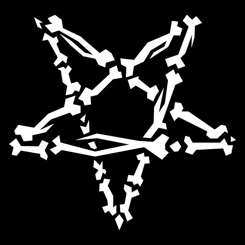 Bone pentagram