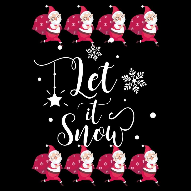 Pull moche cadeau de Noël Laissez-le neiger