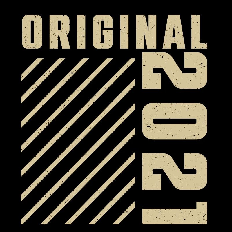 Original 2021 Authentic 2021 Vintage Bursdag
