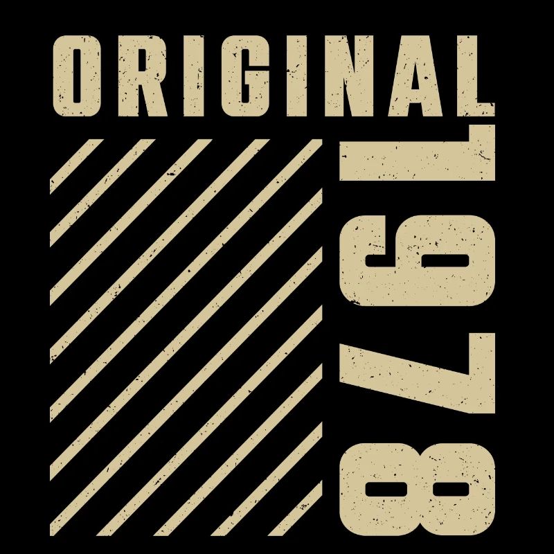 Original 1978 Authentic 1978 Vintage Bursdag
