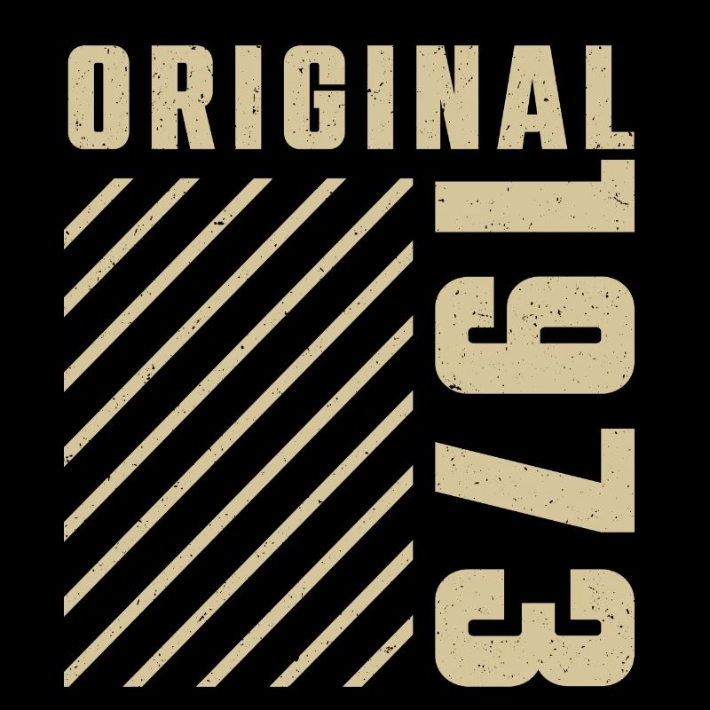 Original 1973 Authentic 1973 Vintage Bursdag