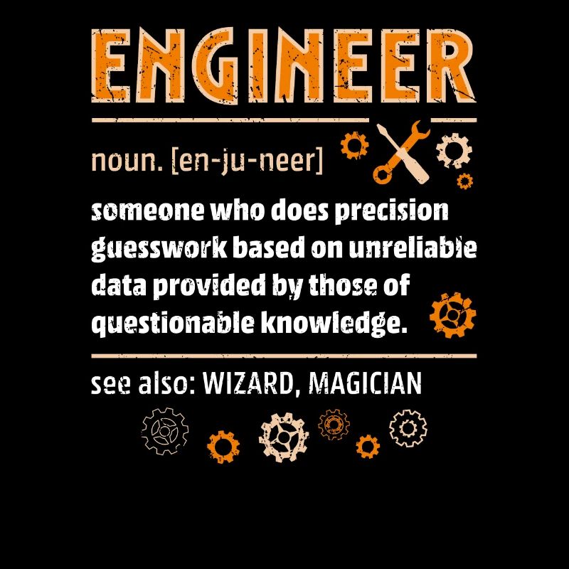 Ingenieur Definition Funny Engineering Nerdy Scienc