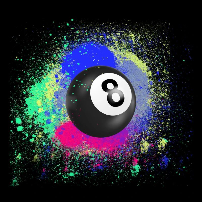 Noir 8, Boule de billard, N8, Boule de billard, Billard
