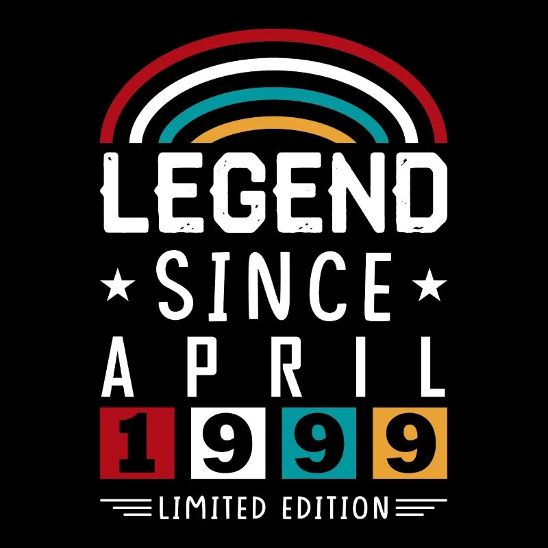 1999 Legend Since Geburtstag Geschenk April