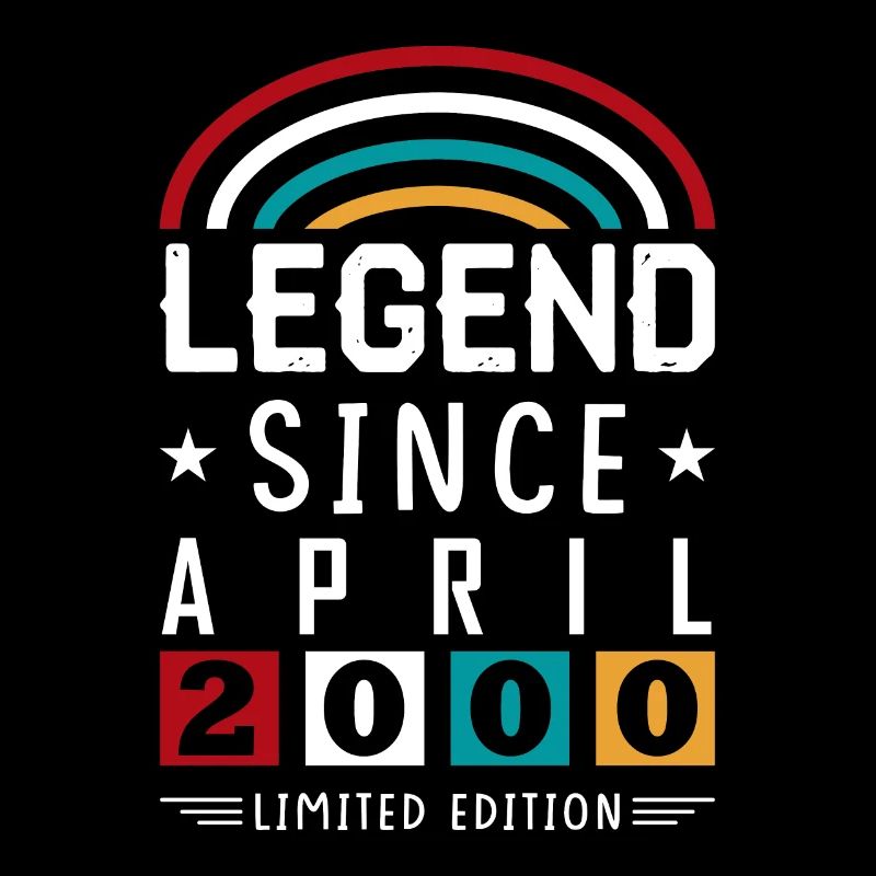 2000 Legend Since Birthday Gift April