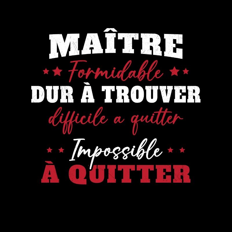 Maître formidable idée cadeau maître d'école