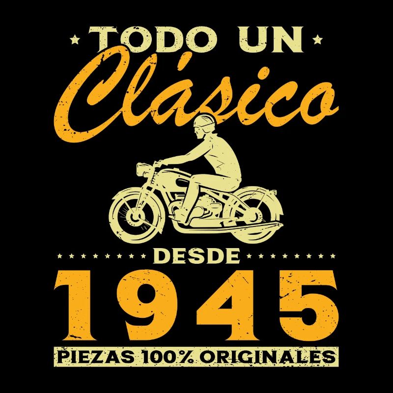 Biker Ein Klassiker, der 1945 geboren wurde