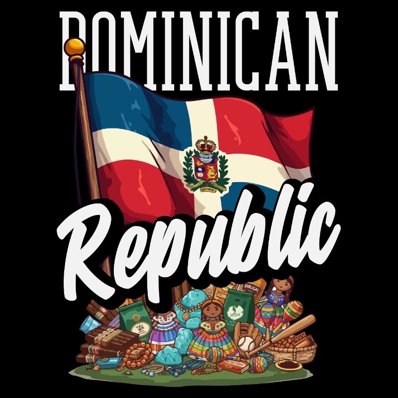 Drapeau de la République dominicaine Dom Rep Pride