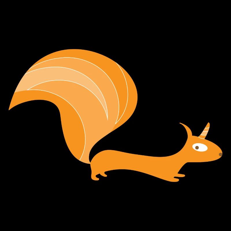 Eichhörnchen mit Einhorn (b)