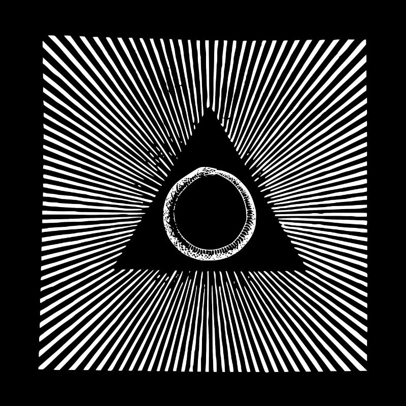 Conception graphique psychédélique occulte