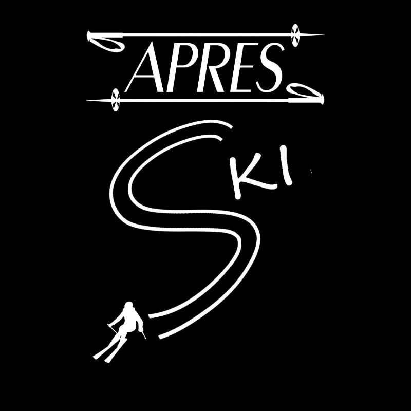 apres ski tshirt design