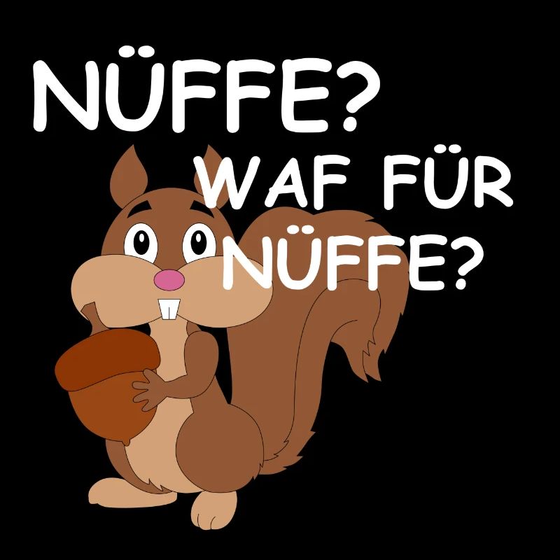 NÜFFE? Eichhörnchen Nüsse Geschenk Comic