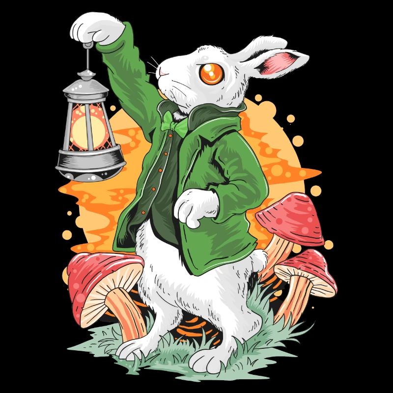 Rabbit with Lantern, Fantasy Dream World FUN