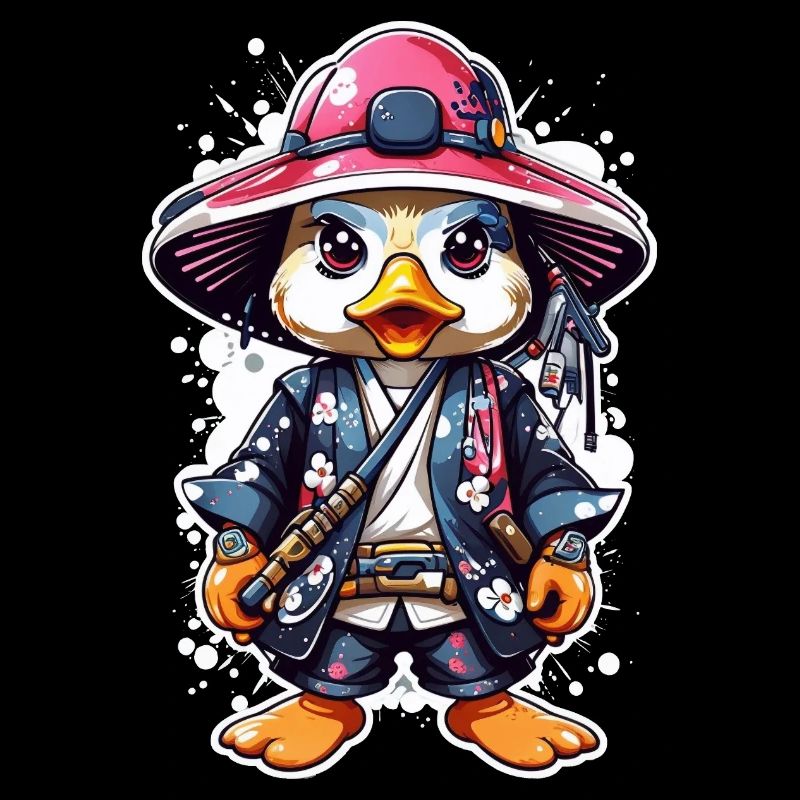 Quack-tastic Samurai Adventures: Cute Samurai Duck