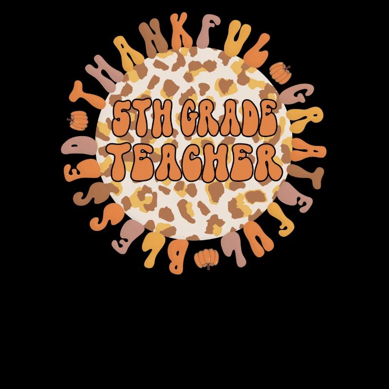 Enseignant de 5e année Thanksgiving Équipe de cinquième année