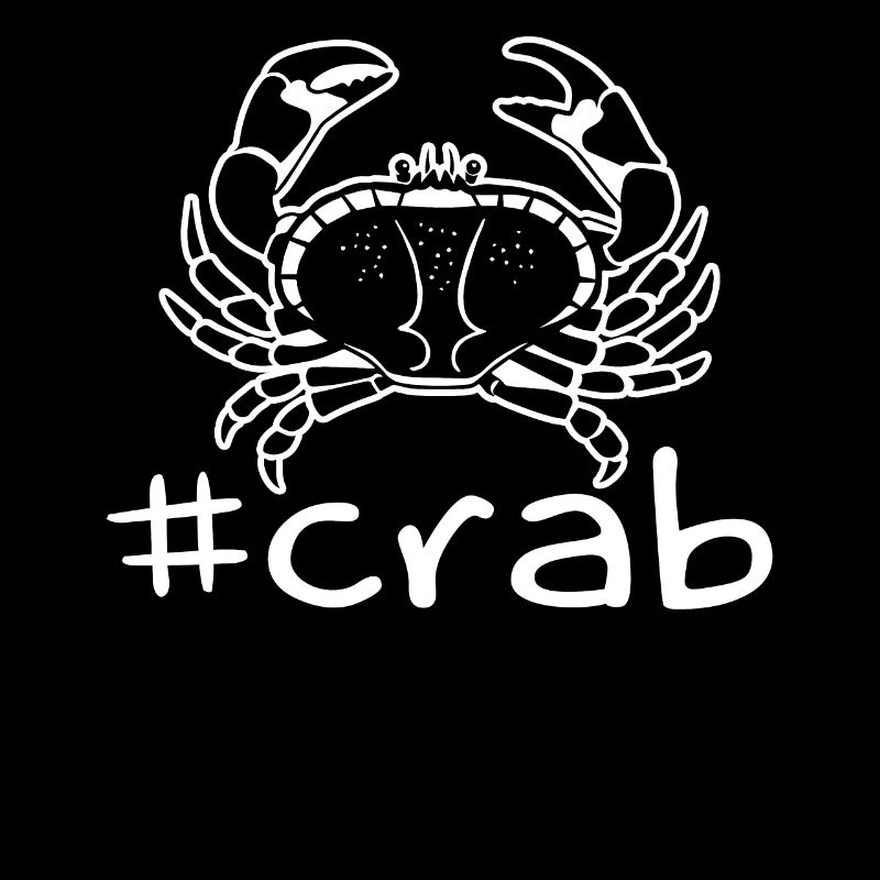 Funny Crab Hashtag