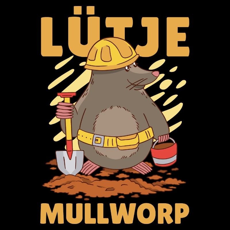 Lütje Mullworp Plattdeutsch Maulwurf