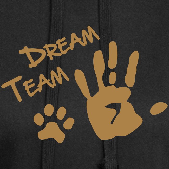 Dream Team Hand Hundpfote - Hoodie-Kleid