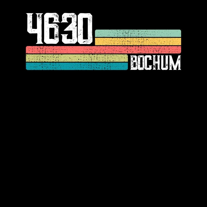 Retro Bochum Einwohner Stadt Bochumer PLZ Geschenk