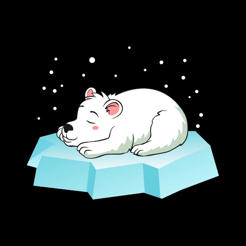 Schläfriger Eisbär