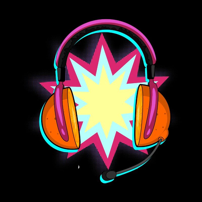 Casque Pop Art