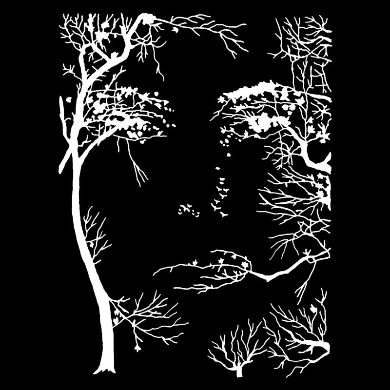 Visage de la forêt (blanc)