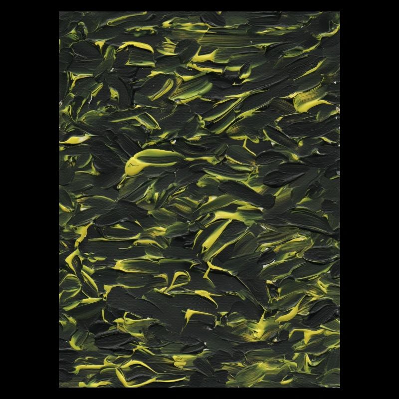 Gelb im Dunkeln (Acrylfarbe)