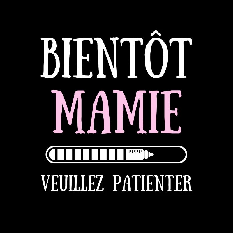 Bientôt Mamie Bébé Annonce Grossesse Grand Mère