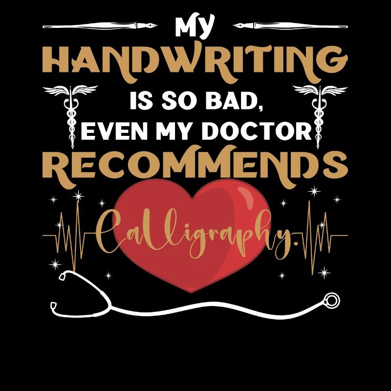 Même mon médecin me recommande la calligraphie