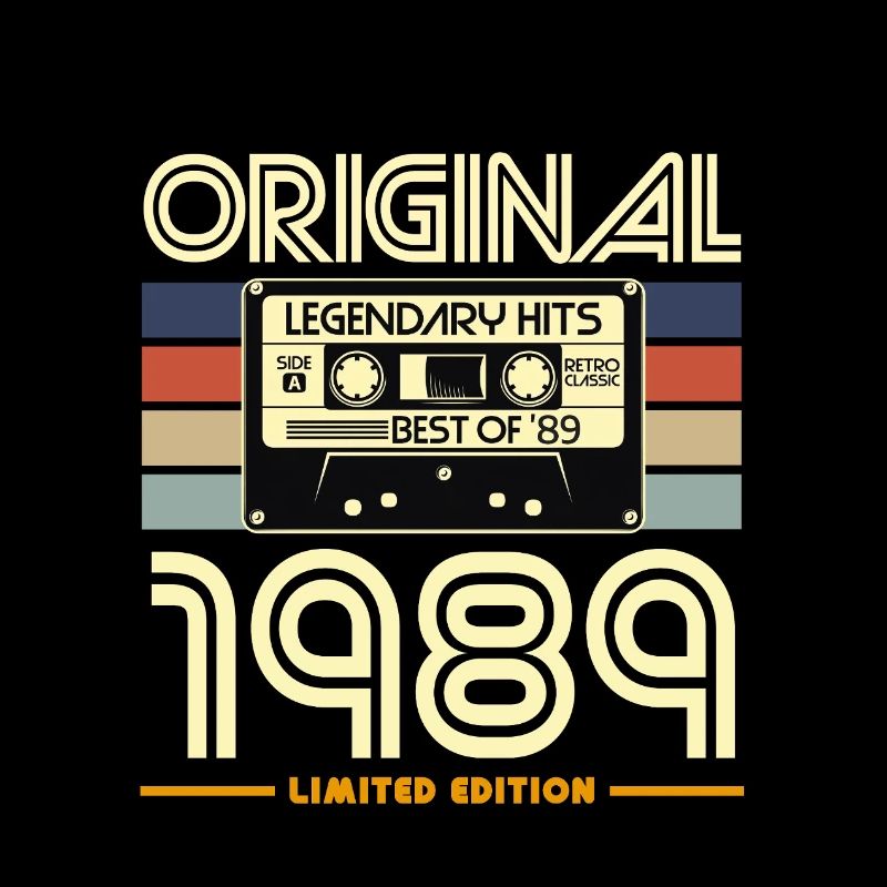 Originale Retro-Kassette von 1989