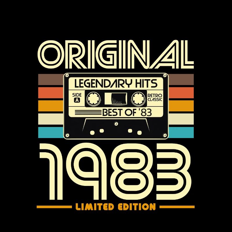 Original 1983 Retro Cassette