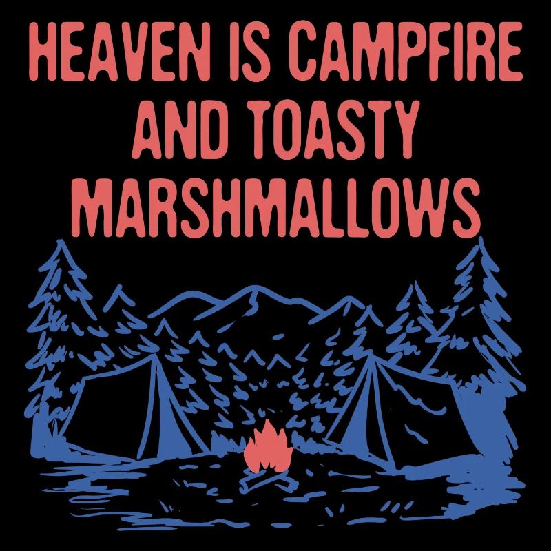 Campfire & Marshmallows Camping Foodie Camper