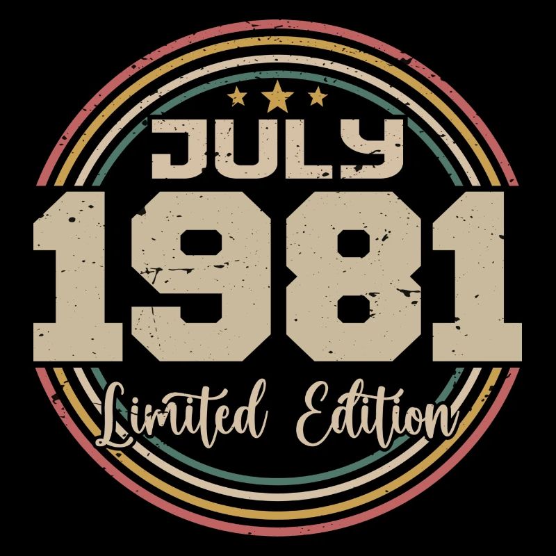 1981 Birthday July 1981 Gift July 1981