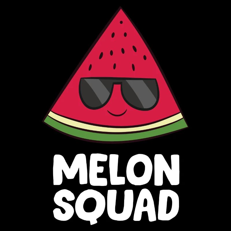 Pastèque - Melon Squad avec des lunettes de soleil