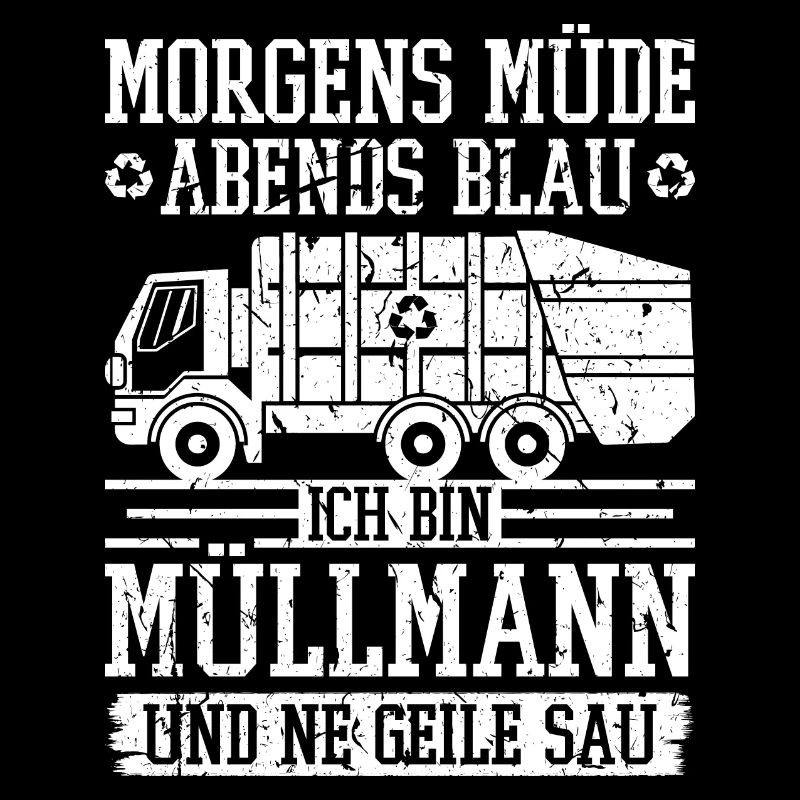 Müllmann Abfalltechniker Müllabfuhr