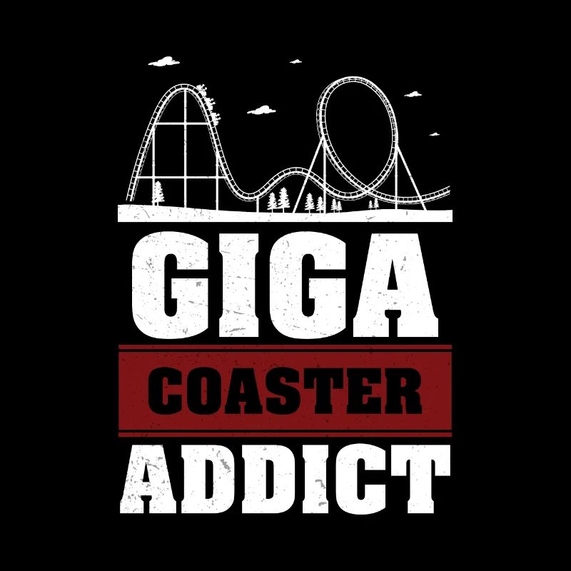 Giga Coaster Addict Achteruntersetzer