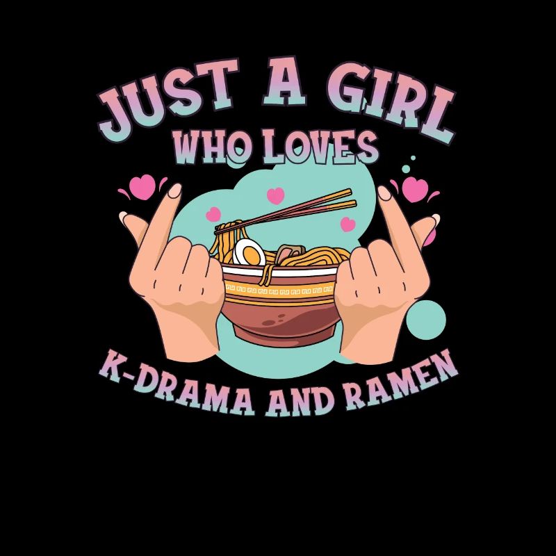 Nur ein Mädchen, das K-Drama und Ramen liebt