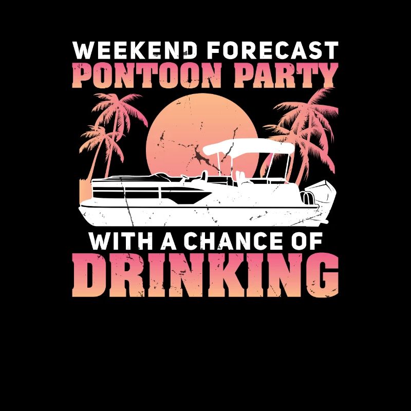Prévisions de week-end, pontooning, amusant,