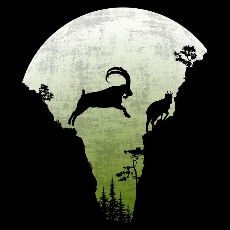 Springender Steinbock