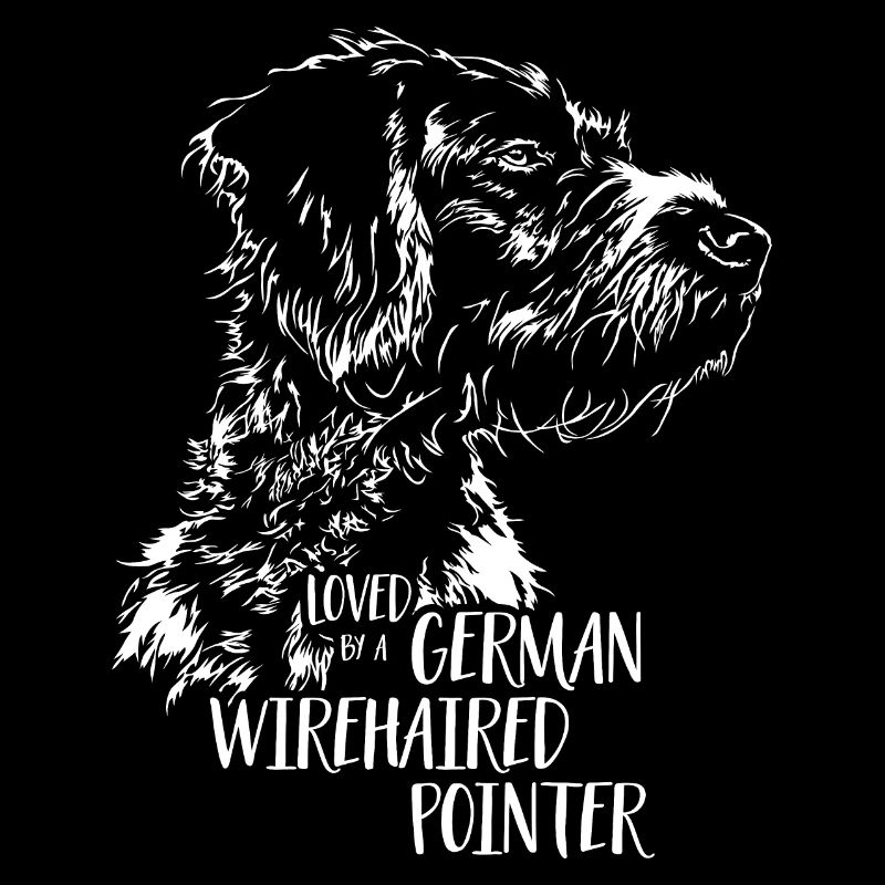Loved by a German Wirehaired Pointer Hundespruch