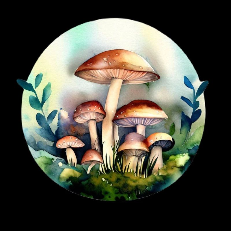 Champignons dans la forêt Champignons